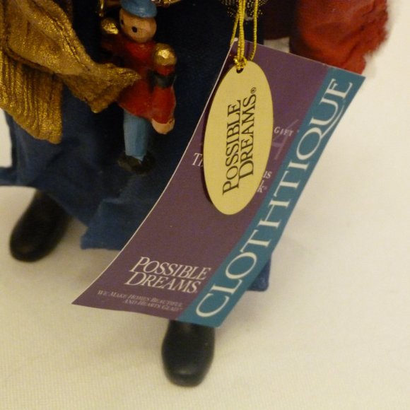 Clothtique Possible Dreams Old World Santa Figurine "Enchanted Journey" In Box - Picture 6 of 13